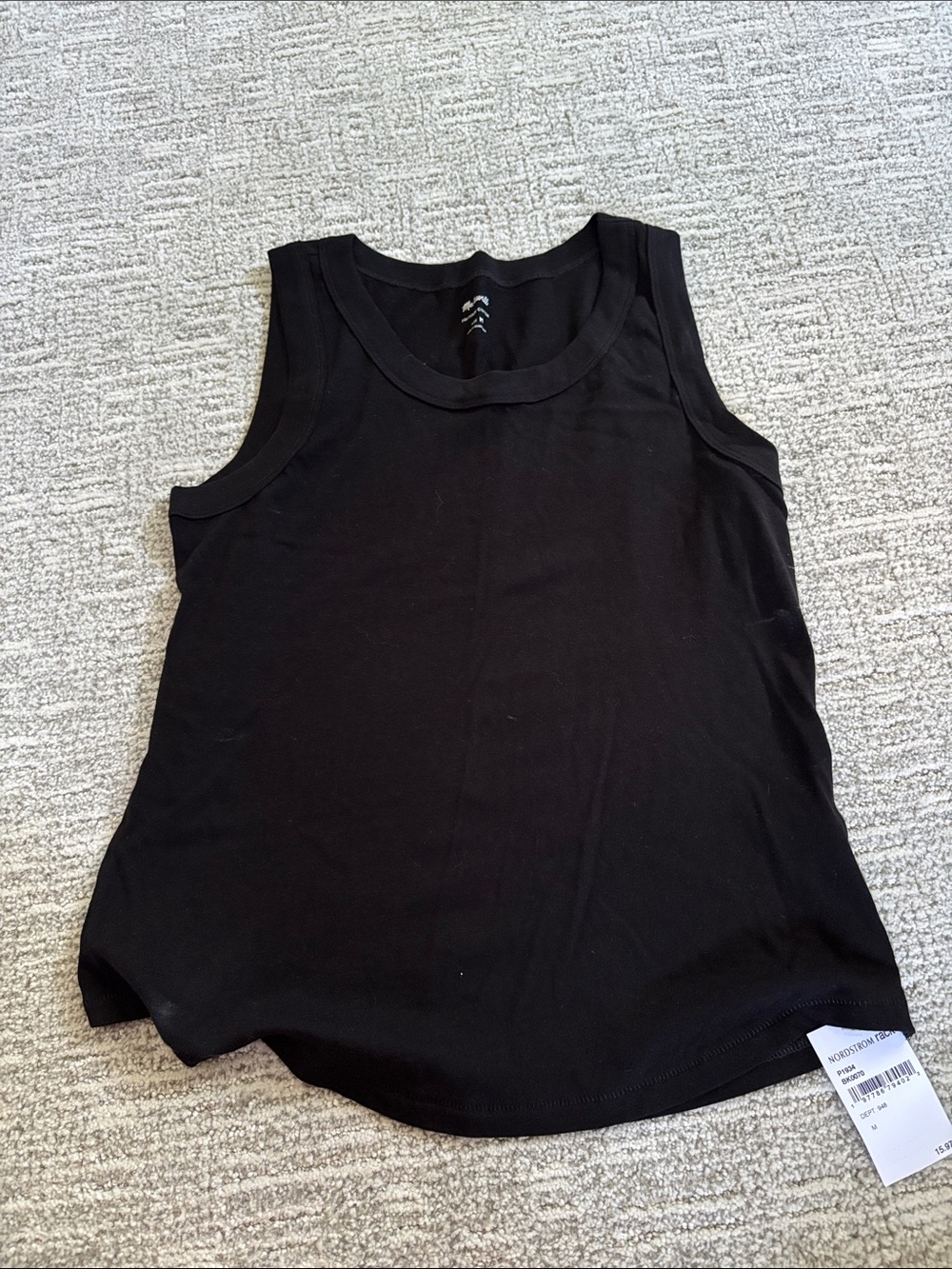 Madewell Sleeveless Black Women's Tank Top - brand new with tags